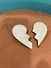 Load image into Gallery viewer, Economy Wooden Broken Heart Miniature