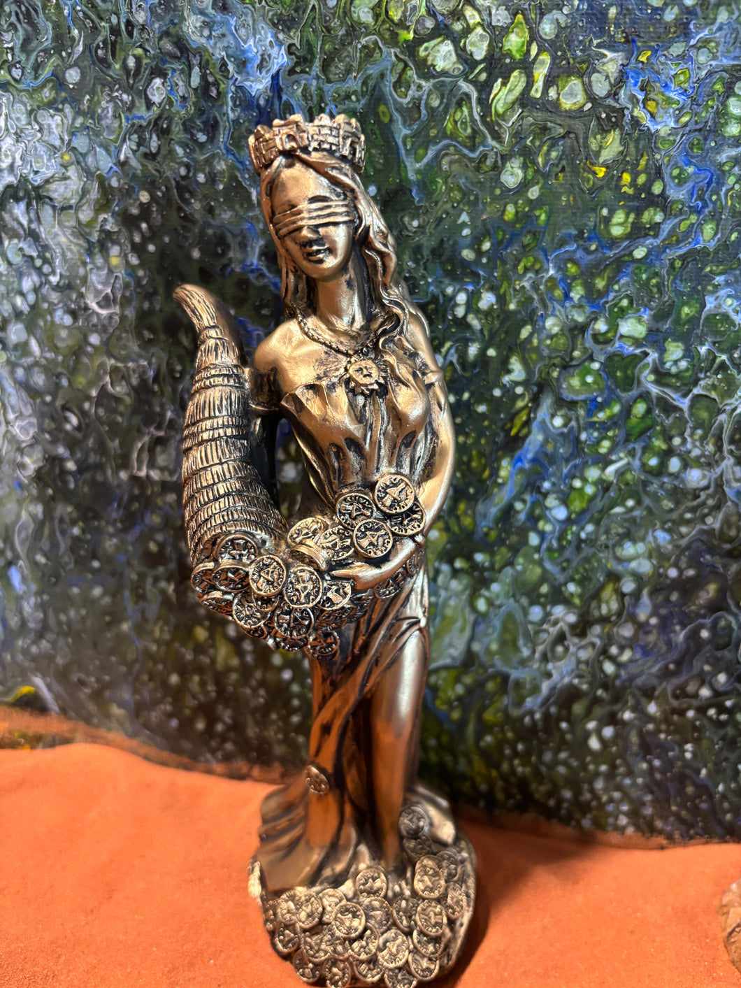 A Miniature of “Fortuna” Goddess