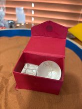 Load image into Gallery viewer, Miniature Crystal World Globe on Stand
