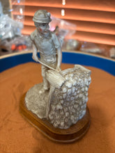 Load image into Gallery viewer, Vintage Miniature Miner Sculpture
