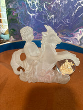 Load image into Gallery viewer, Miniature Mythological Figure Boy on a Sea Goat
