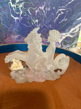 Load image into Gallery viewer, Miniature Mythological Figure Boy on a Sea Goat
