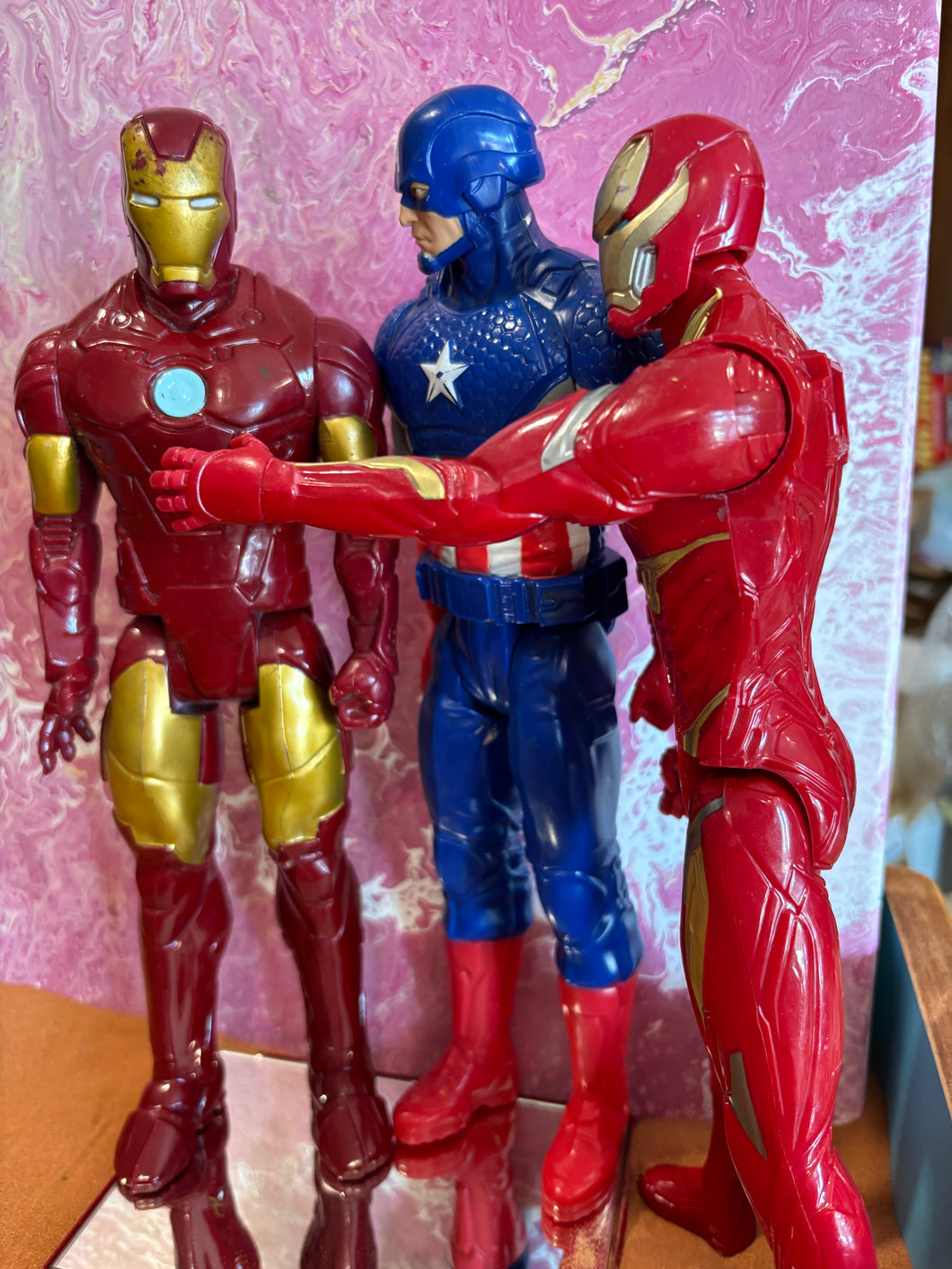 12” Captain America or Choice Ironman