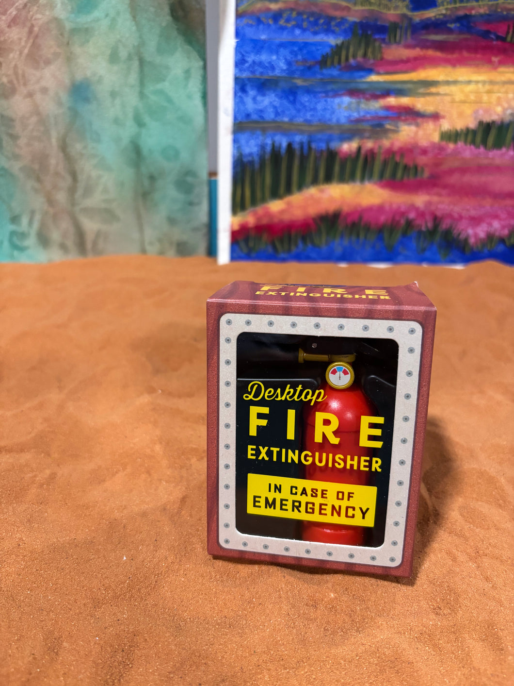 Desktop Mini Fire Extinguisher Vintage