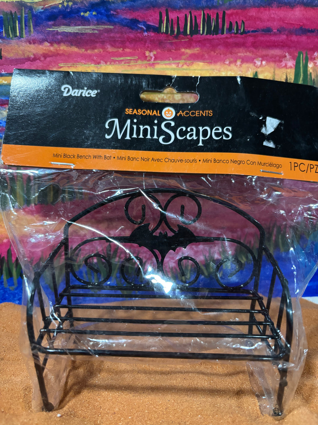 Batty Black Mini Bench