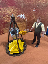 Load image into Gallery viewer, Mini Fire,Tripod, Man with Torch.
