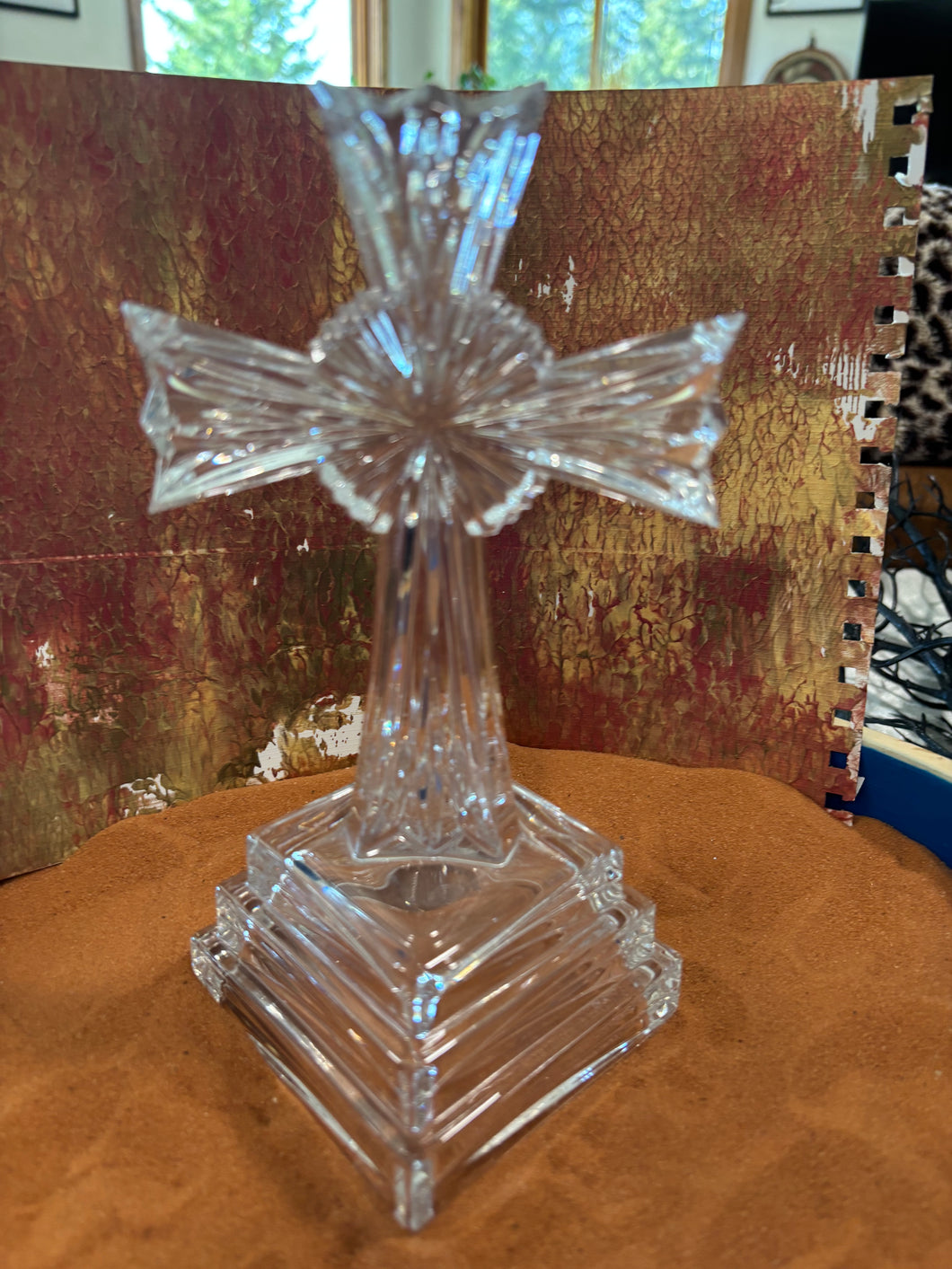 Glass Cross 8”