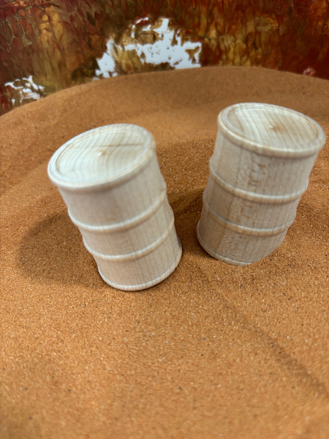 Mini Wood Barrels