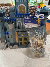 Load image into Gallery viewer, Mini Vintage Play Castle with Knights &amp; Horses
