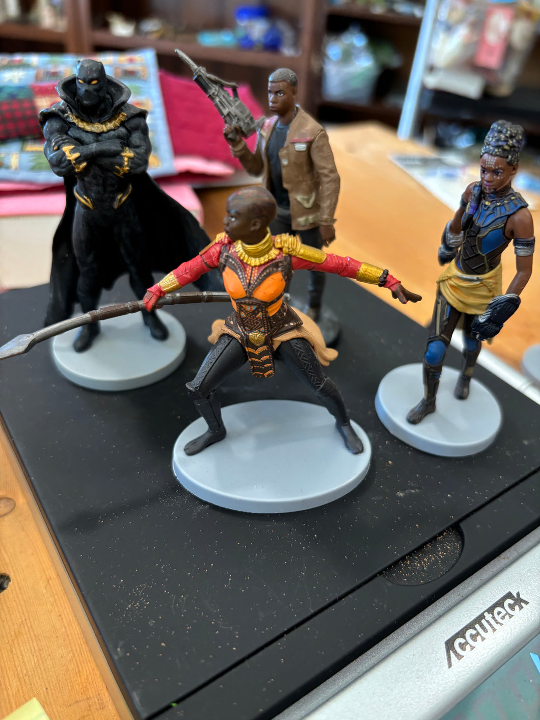 Miniature Black Panther Figures