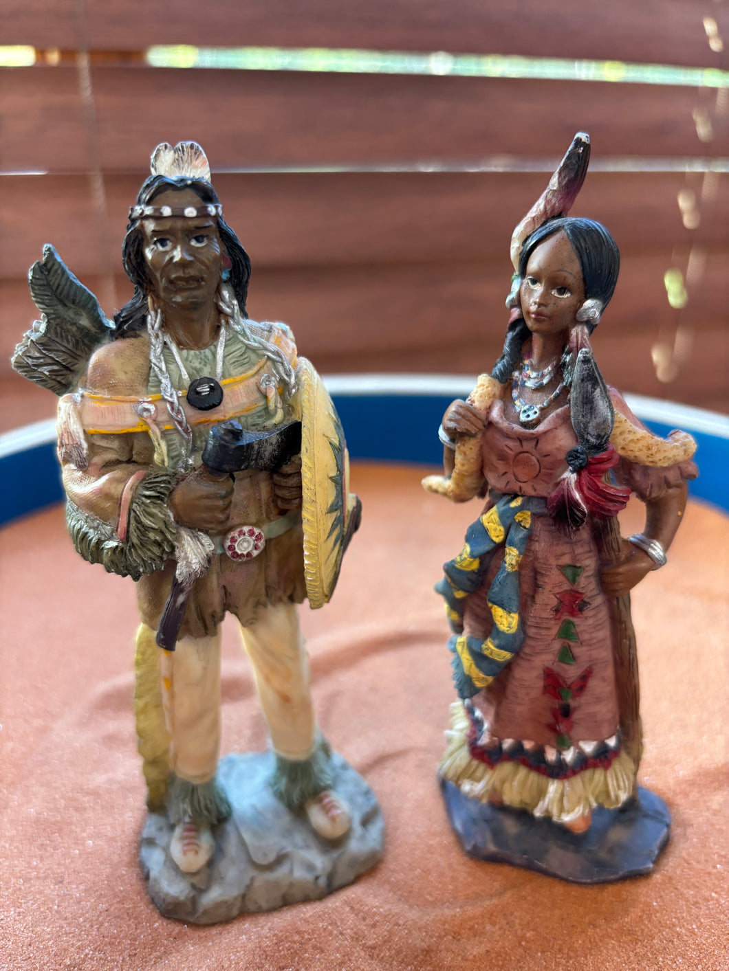 Mini Native American Man & Woman