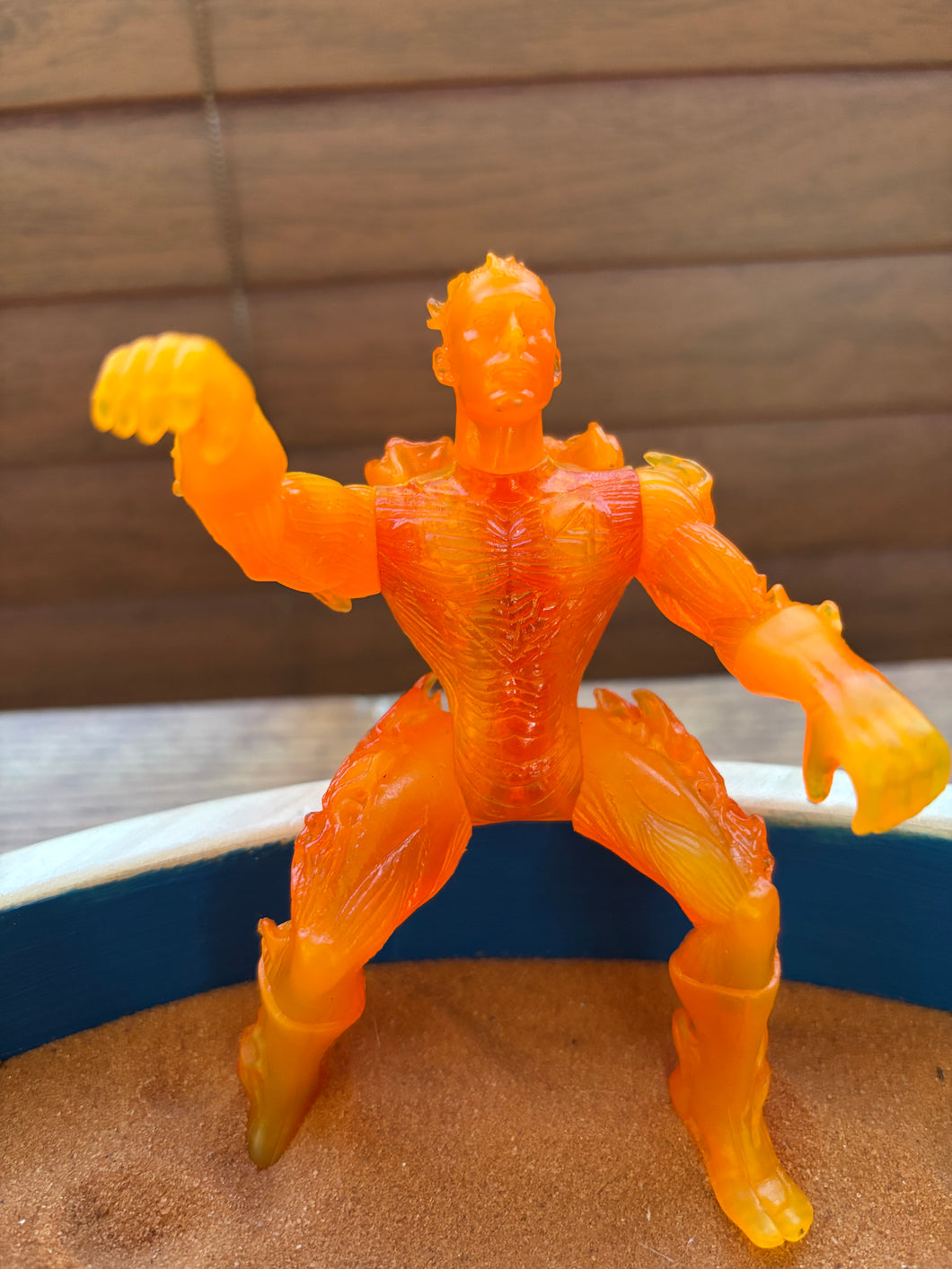 Miniature “Human Torch” Figure