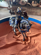 Load image into Gallery viewer, Miniature Schleich Knight on Horseback
