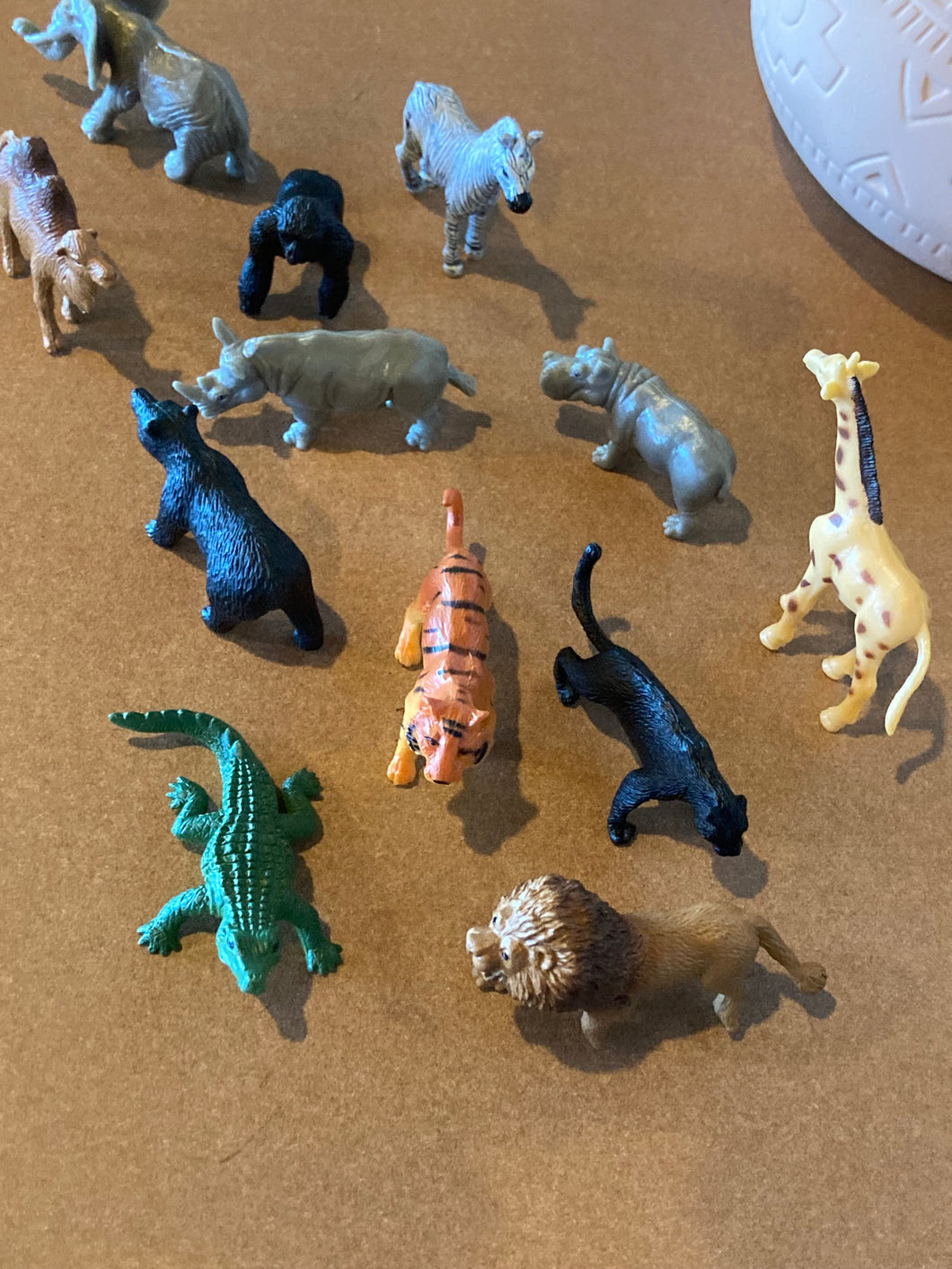 African Wild Miniature Animals Toy Set