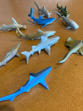 Load image into Gallery viewer, Miniature Sharks Toy Set
