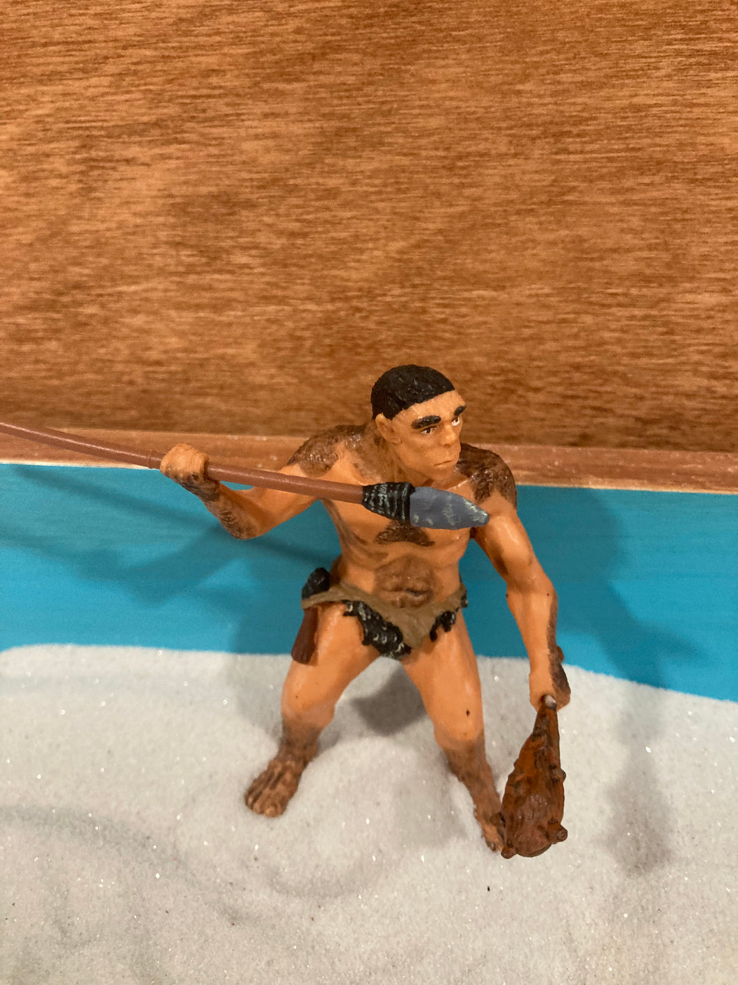 Cave Man with Spear