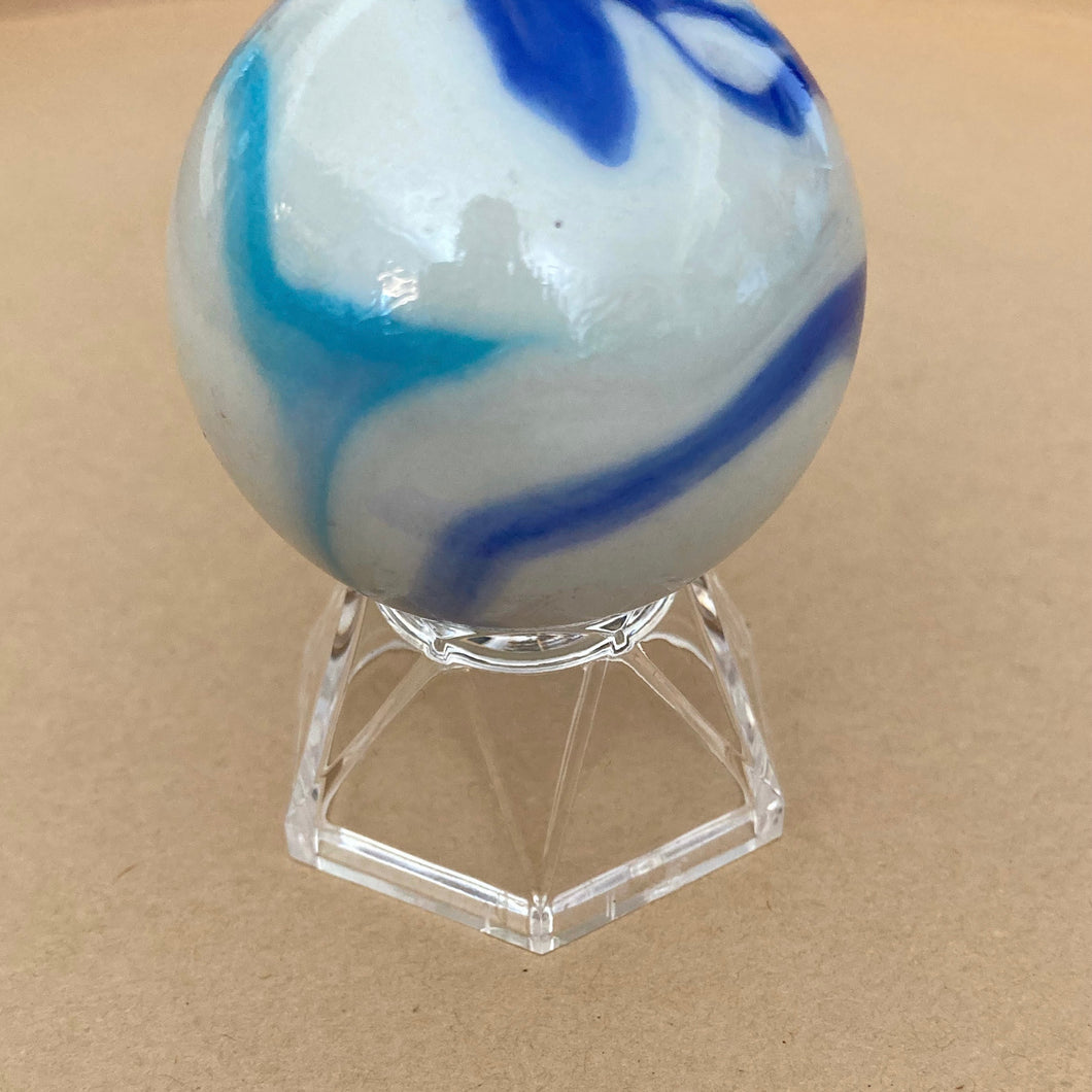 Blues on White Sphere