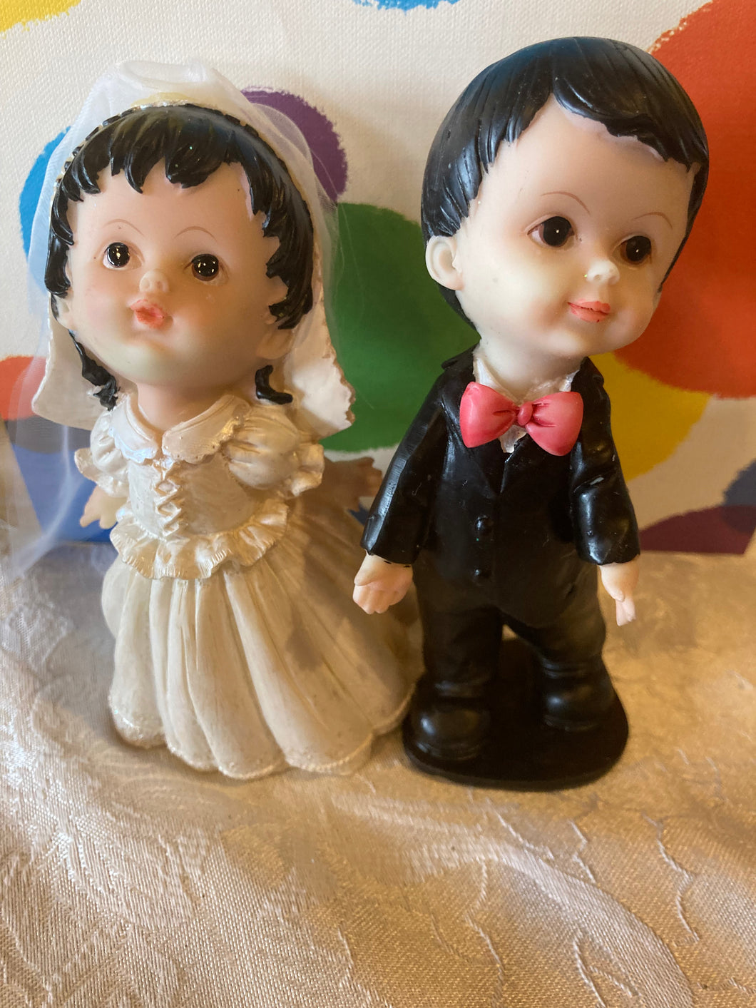 Vintage Cherub Wedding Couple