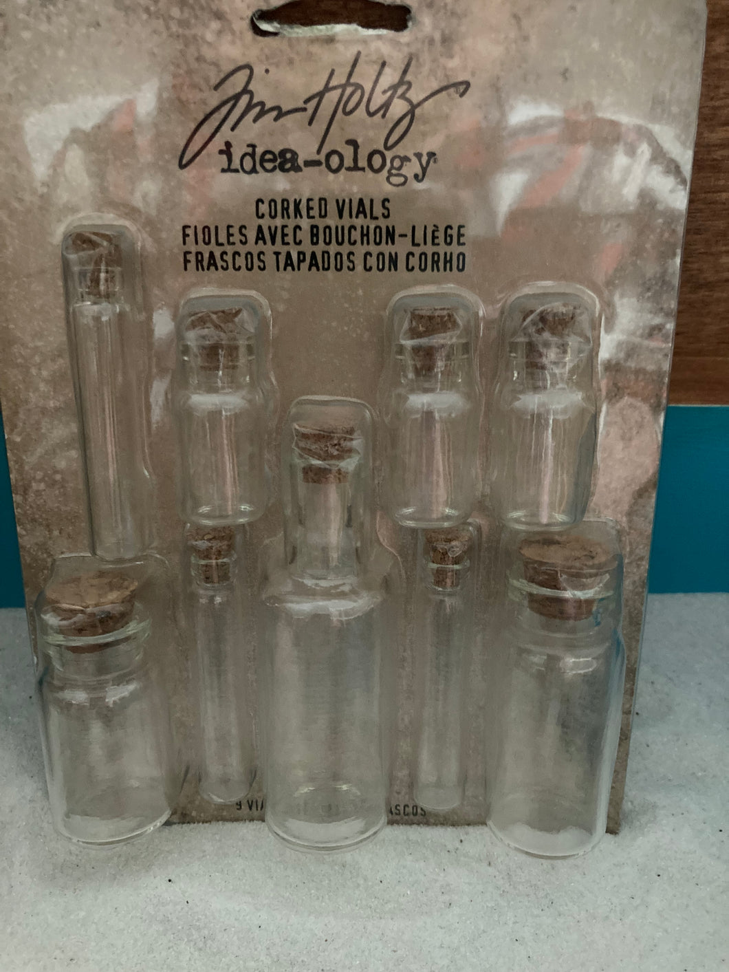 Corked Miniature Toy Vials