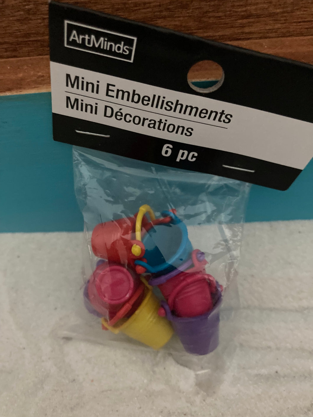 Multi-colored Miniature Bucket Toys