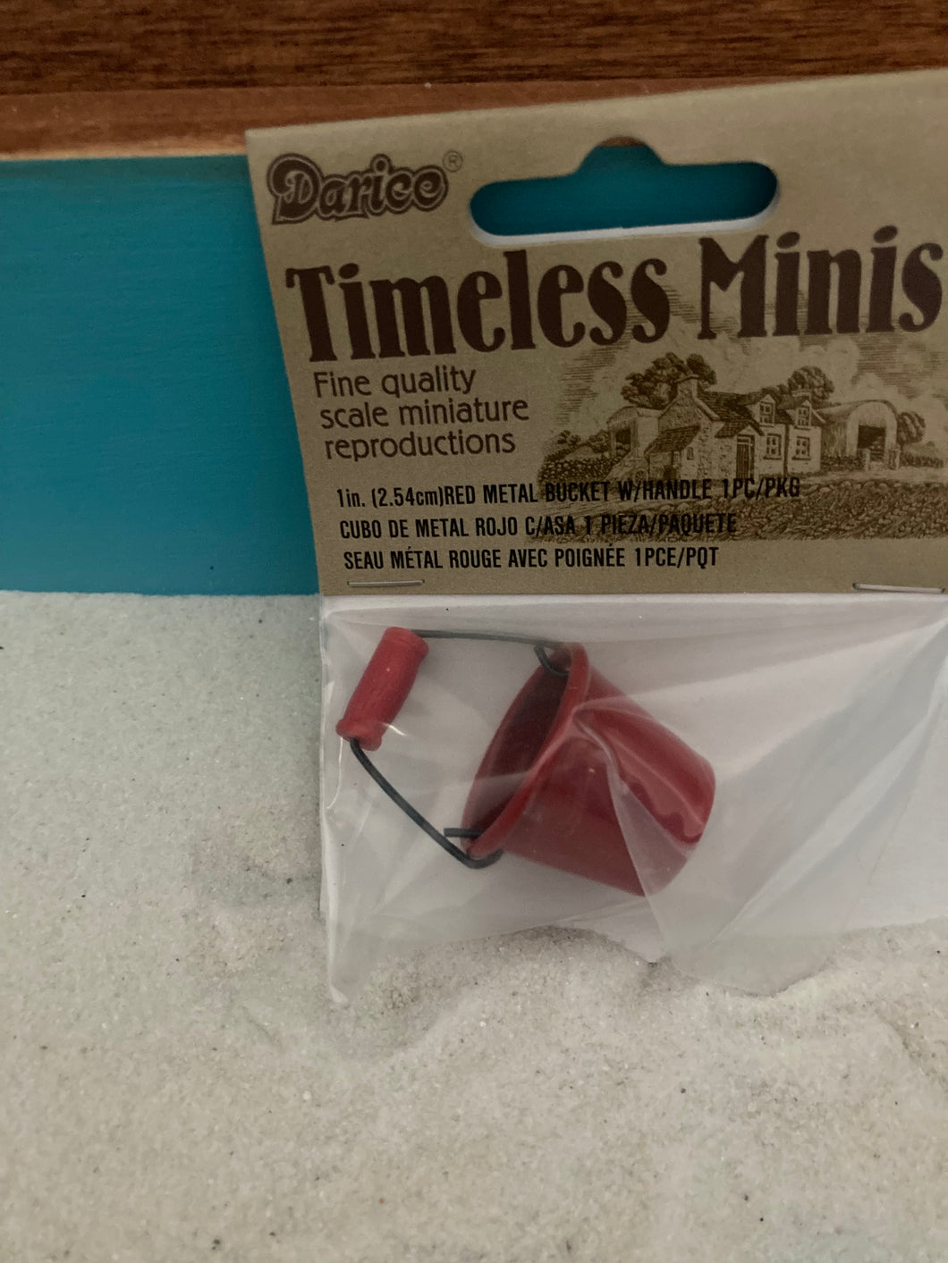Red Pail Miniature Toy